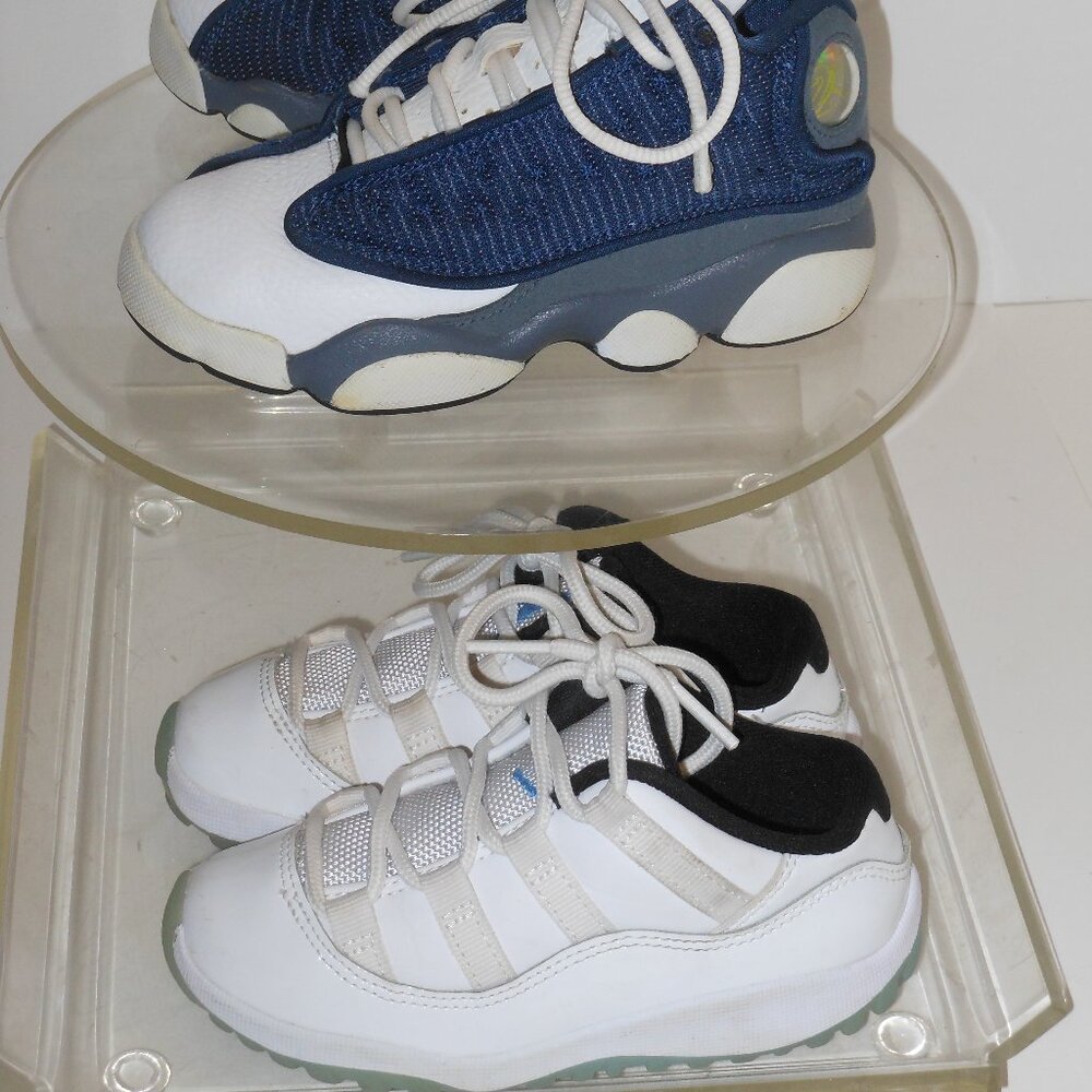 JORDAN SNEAKER SHOE LOT BOT BOY TODDLERS SIZE 9 C AND 11C